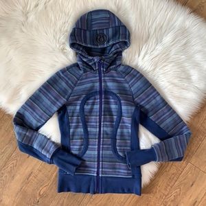 Lululemon Poncho Stripe Scuba Hoodie